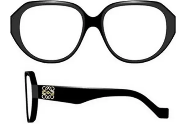Loewe Anagram Anagram Black Cat Eye Eyeglasses