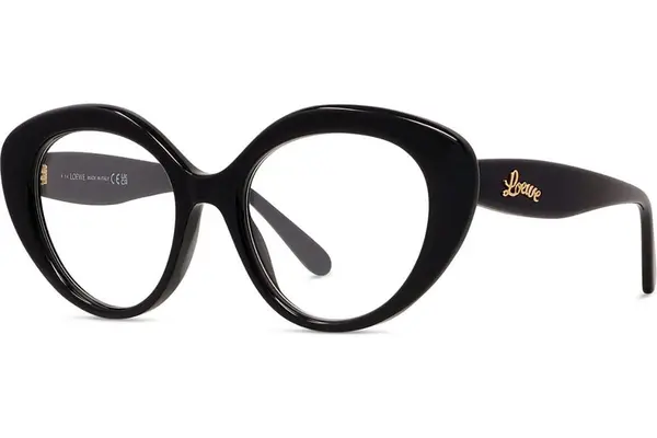 Loewe Curvy Black Cat Eye Eyeglasses