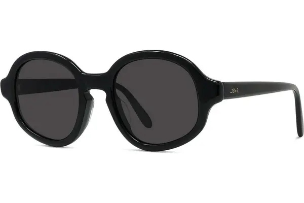 Loewe Slim Black Round Sunglasses