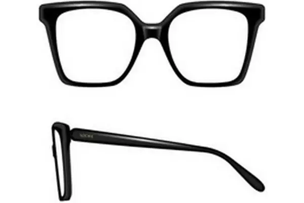 Loewe Slim Black Squared Eyeglasses