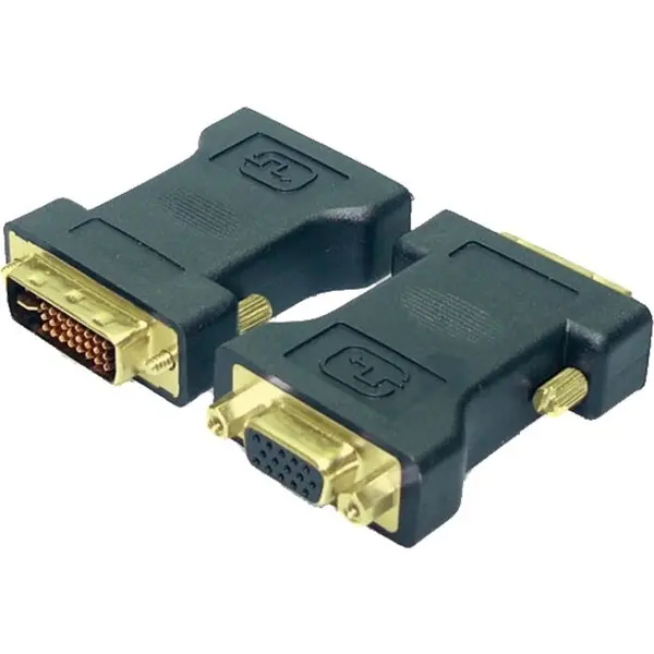 logilink Adaptor Logilink 1x DVI-I Male - 1x VGA Female, negru