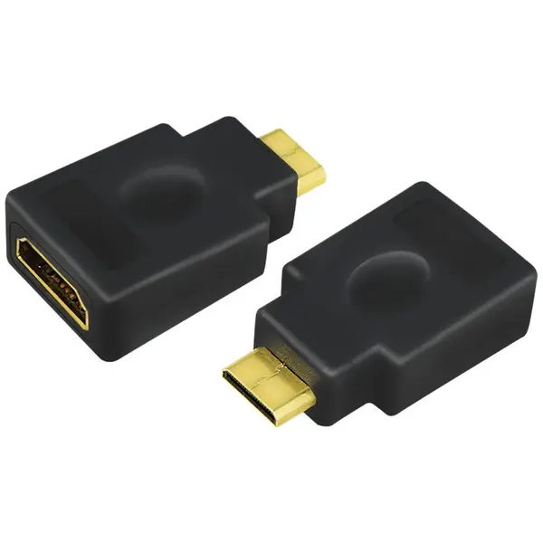logilink Adaptor Logilink 1x HDMI Female - 1x miniHDMI Male, negru