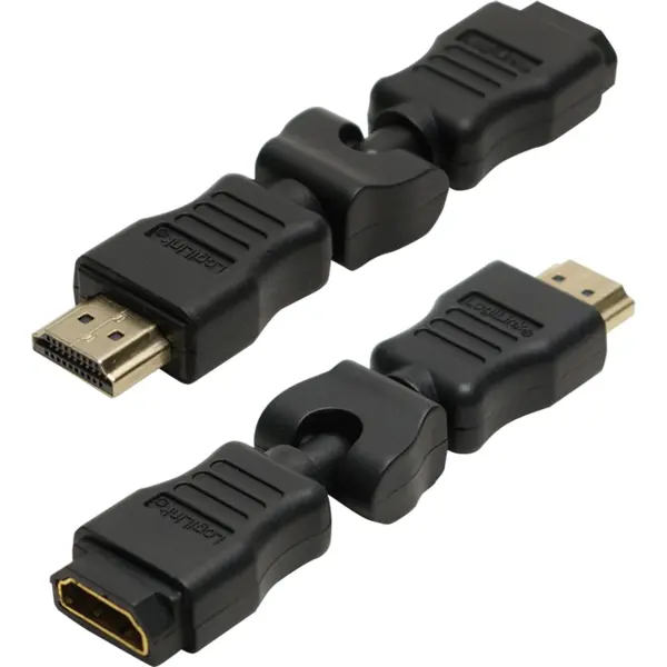 logilink Adaptor Logilink AH0012, HDMI male - HDMI female, NEGRU