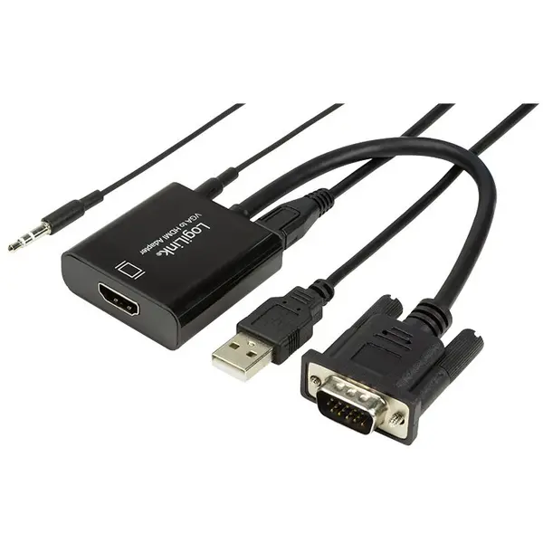 logilink Adaptor Logilink VGA, Audio - HDMI