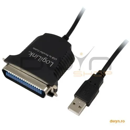 logilink Cablu convertor USB2.0 la PARALEL (centronics 36pin), T/T, 1.5m, Logilink 'AU0003C'