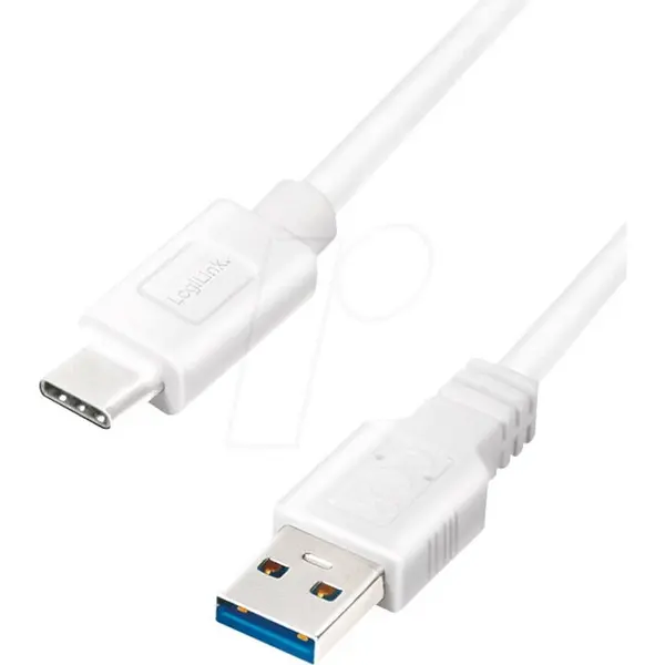 logilink Cablu de date, USB Type-C, 2m, Alb, Logilink