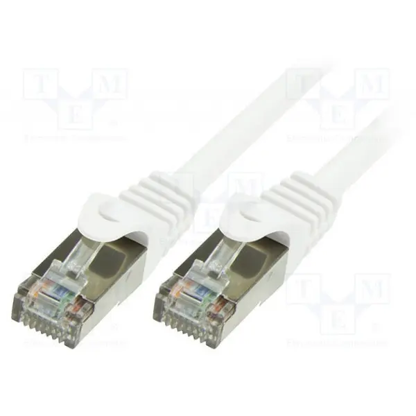 logilink Cablu F/UTP LogiLink CP2021S, Patchcord, CAT.6, 0.5m (Alb)