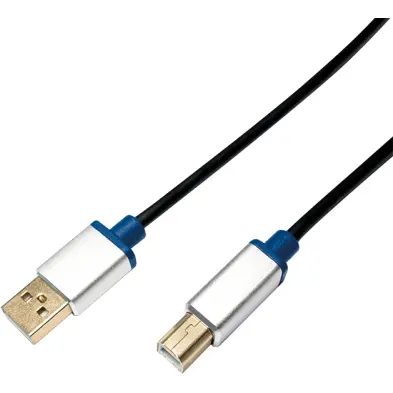 logilink Cablu Logilink USB 2.0 A male - USB 2.0 B male, 2m