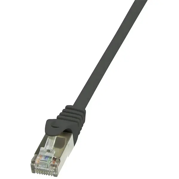 logilink Cablu Patch cord Logilink, cat5e F/UTP, 2m, Negru, CP1053S