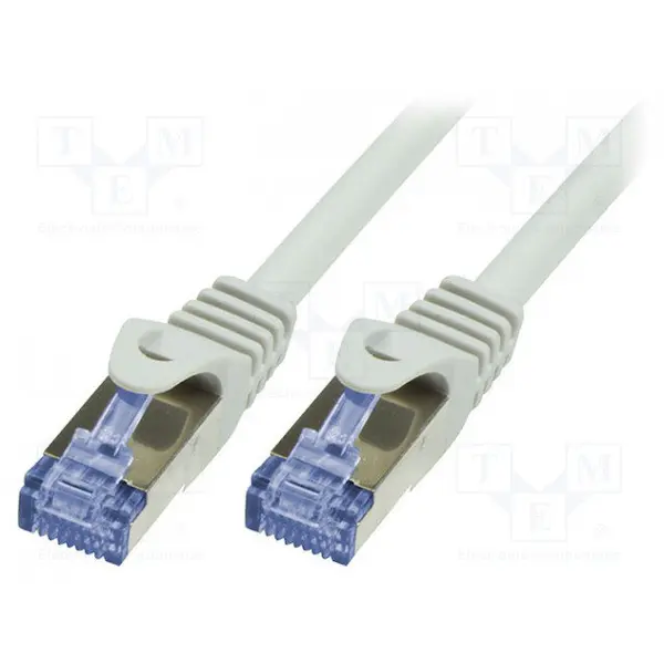 logilink Cablu patchcord Cat.6A 10G S/FTP PIMF PrimeLine 1m gri