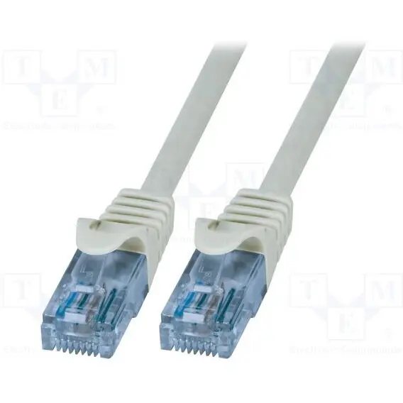logilink Cablu Patchcord Cat.6A 10GE Home U/UTP EconLine gri 7,50m
