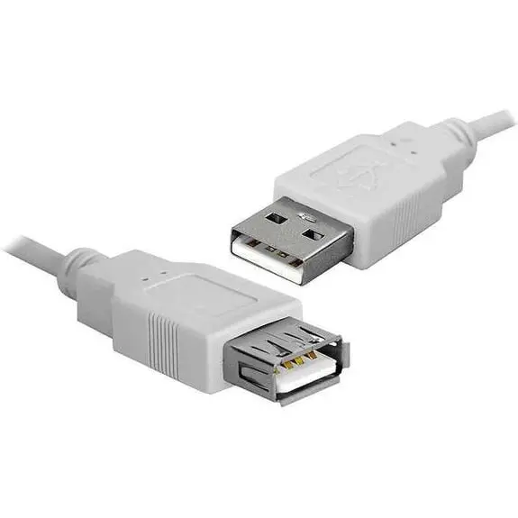 logilink Cablu USB 2.0, USB-A/M la USB-A/F, gri, 5 m