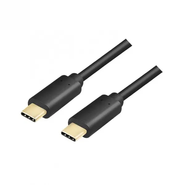 logilink CABLU USB 3.1-C LA USB-C 3A T-T 0.5M NEGRU, LOGILINK CU0128