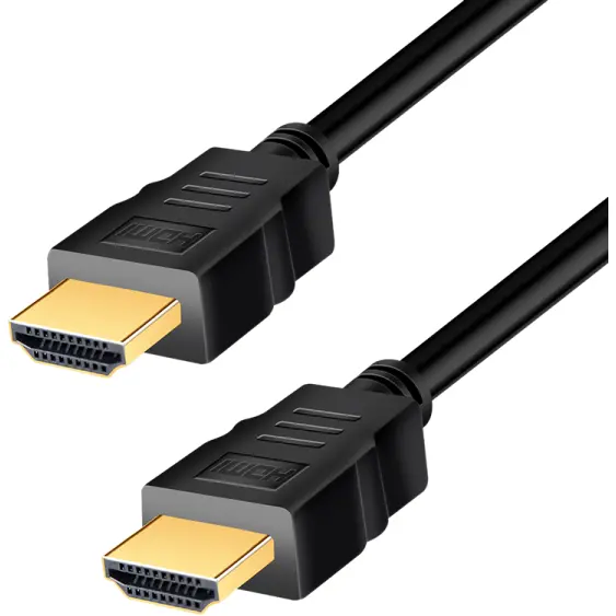 logilink Cablu video Logilink HDMI (T) la HDMI (T) 2.0, 2m, conectori auriti, rezolutie maxima 4K (3840 x 2160) la 60 Hz, plastic, dublu ecranaj, CCS, negru,