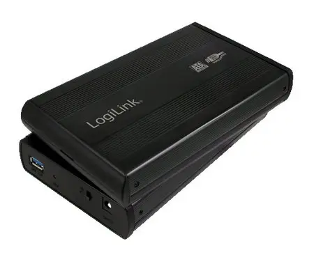 Logilink HDD ENCLOSER;SATA la USB 2.0, Aluminiu UA0041B