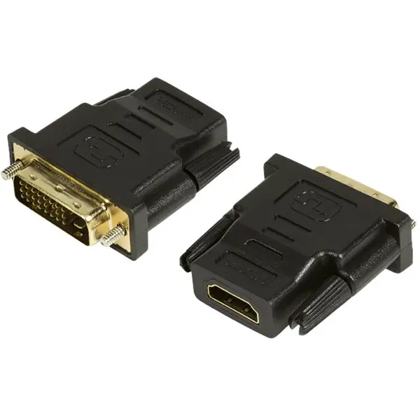 logilink Logilink Adaptor 1x DVI-D Male - 1x HDMI Female, Negru