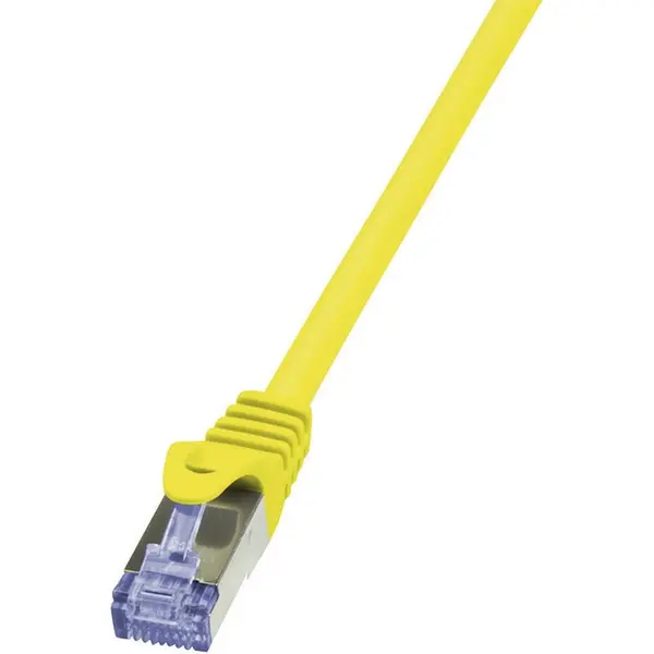 logilink Patch Cablu Cat.6A 10G S/FTP PIMF PrimeLine 1,5m galben