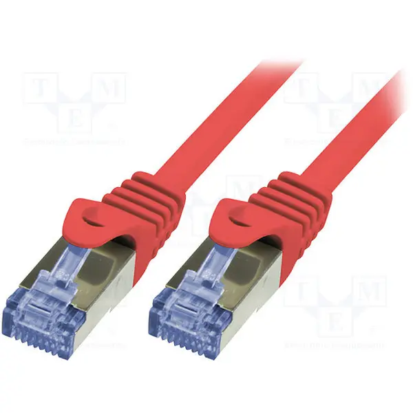 logilink Patch Cablu Cat.6A 10G S/FTP PIMF PrimeLine 7,5m rosu