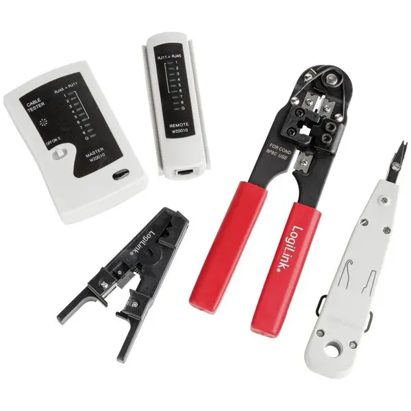 logilink Trusa scule networking, 4 piese, Logilink 'WZ0012'
