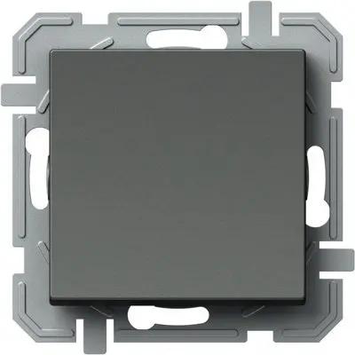 Logiq Intrerupator Cap-Scara 1P 10A 250V Antracit, TEM Modul TEM-SQ60ATXO-U