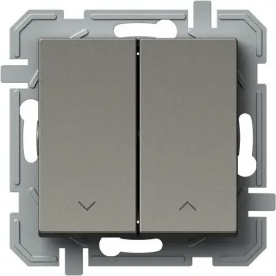 Logiq Intrerupator Storuri Dublu 1P 10A 250V Titan, TEM Modul TEM-SQ52TINT09XO-U