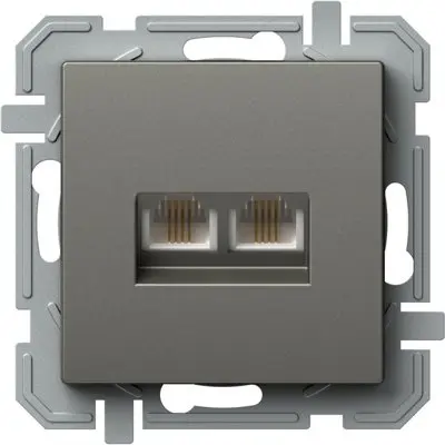 Logiq Priza Dubla Telefon 1P KS RJ11 Titan, TEM Modul TEM-KQ38TIXO-U