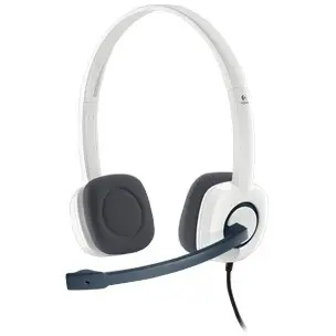 Logitech CASCA Logitech H150 Stereo Headset with Microphone, Cloud White 981-000350