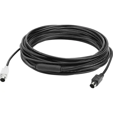 Logitech Extensie Cablu Camere Web Logitech Mini-Din Male La Mini-Din Male 10m Negru