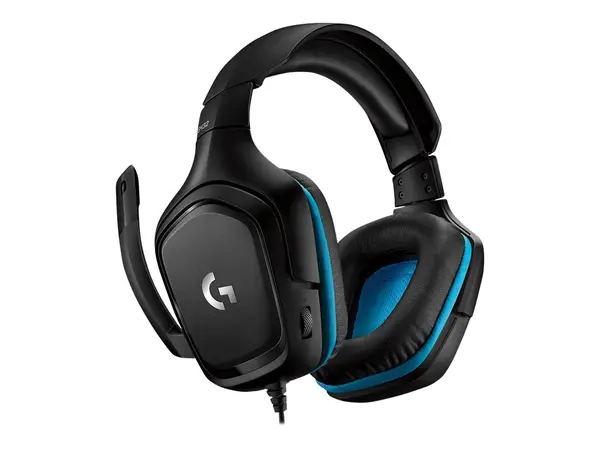 Logitech G432 - Casti Gaming 7.1, Wired USB 3.5 mm, DTS 2.0, 50 mm, Black