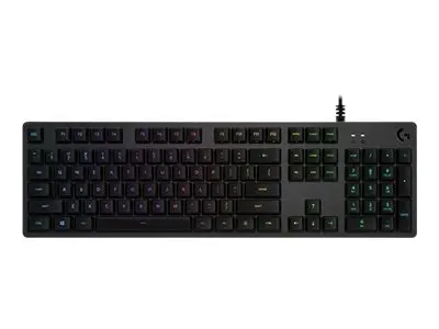 Logitech G512 Carbon GX Brown - Tastatura mecanica RGB, USB Passthrough, US Intl
