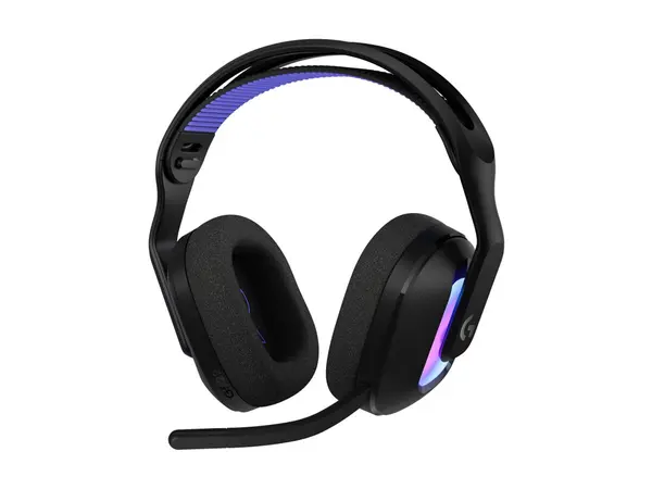 Logitech G522 - Casti Gaming Wireless 2.4 GHz + Bluetooth, 40 mm Bio Cellulose, DTS, 70h, Black
