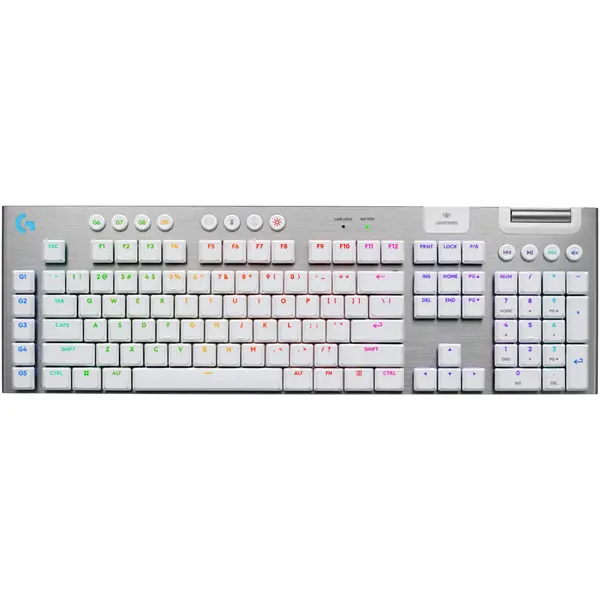 LOGITECH G915 X LIGHTSPEED Wireless Gaming Keyboard White (US)