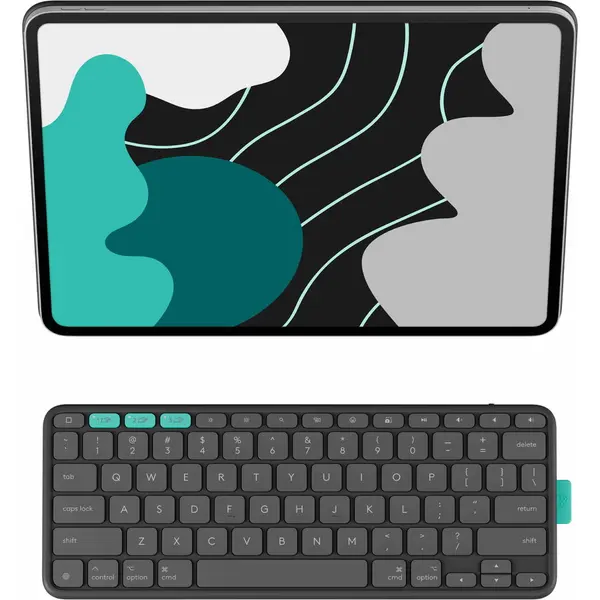 Logitech Husa cu tastatura Logitech Flip Folio pentru iPad Pro & Air 13 inch, Grafit