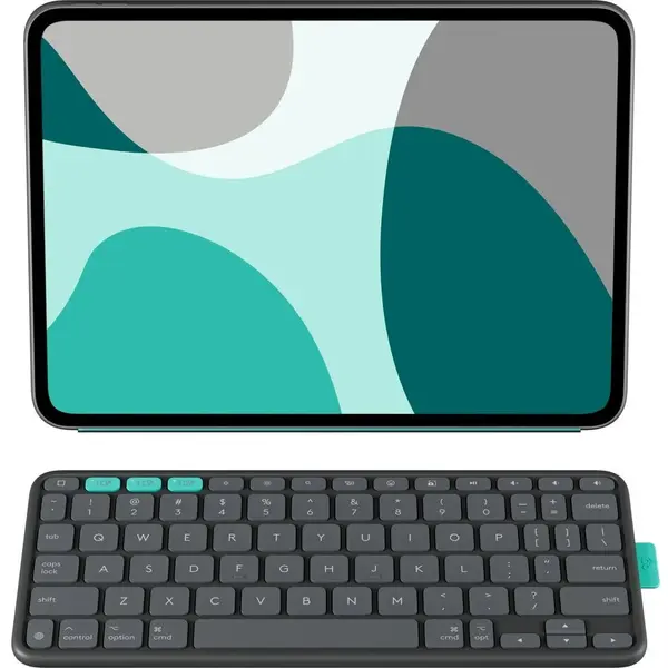 Logitech Husa cu tastatura Logitech Flip Folio pentru iPad Pro & Air 11 inch, Grafit
