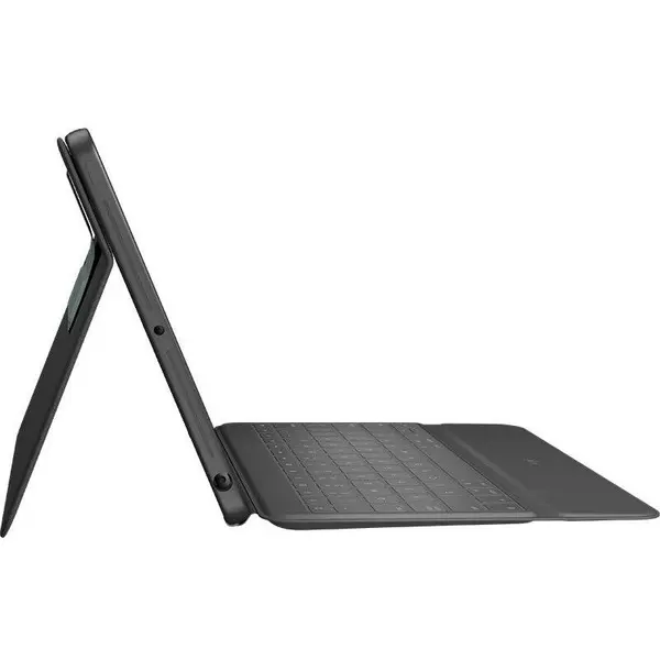 Logitech Logitech Husa protectie 920-009319 Rugged Folio cu tastatura Graphite pentru iPad (7th gen)
