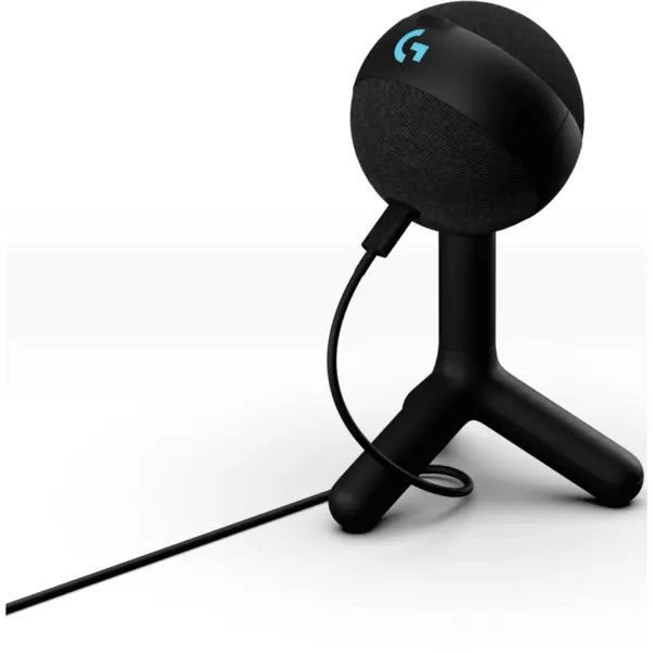 Logitech Microfon Gaming Logitech Yeti ORB, Lightsync RGB, USB, 70 - 20000 Hz, Negru
