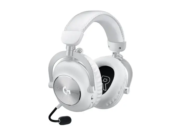 Logitech PRO X 2 LIGHTSPEED - Casti Gaming Wireless 50mm Graphene, DTS 2.0, 50h, White