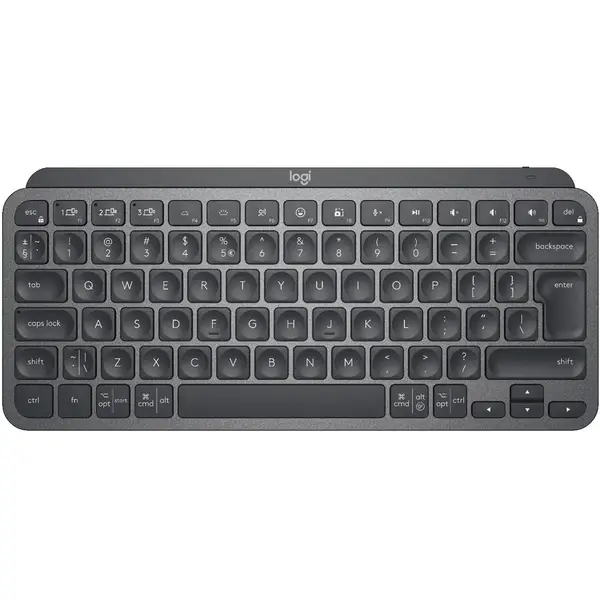 Logitech Tastatura iluminata Logitech MX Keys Mini, Wireless, layout US INTL, Negru