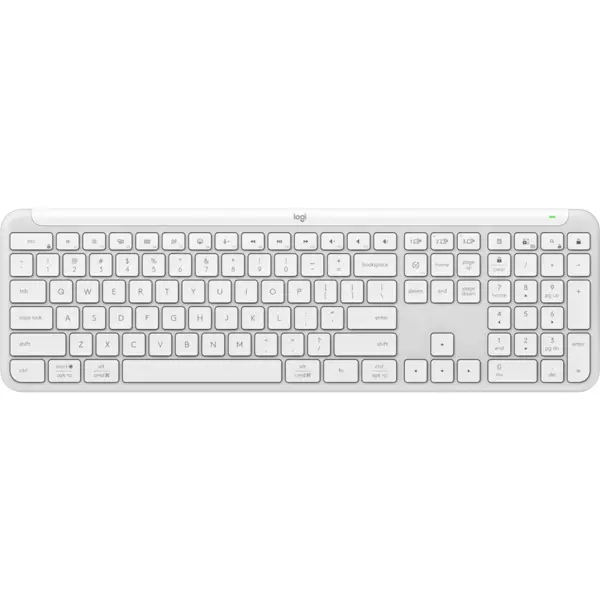 Logitech Tastatura LOGITECH SIGNATURE SLIM K950, Wireless 2.4 GHz + Bluetooth, Alb, Aspect SUA - INTNL-973 920-012466