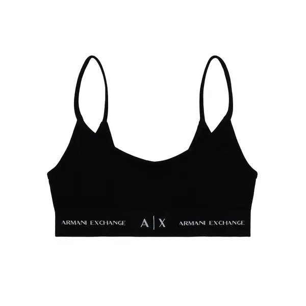 Logo lettering bralette black Xs, s