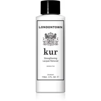 LONDONTOWN Kur Strengthening Lacquer Remover dizolvant pentru oja