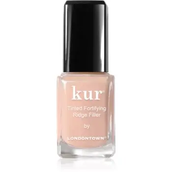 LONDONTOWN Kur Tinted Fortifying Ridge Filler lac de bază pentru unghii, pentru netezire pentru unghii uscate si fragile