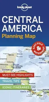 Lonely Planet Central America Planning Map, Sheet Map/***