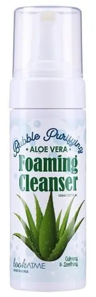 LookAtMe Spumă de curățare facială cu aloe vera, 150 ml