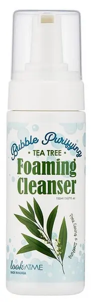 LookAtMe Spumă de curățare facială cu ceai verde, 150 ml