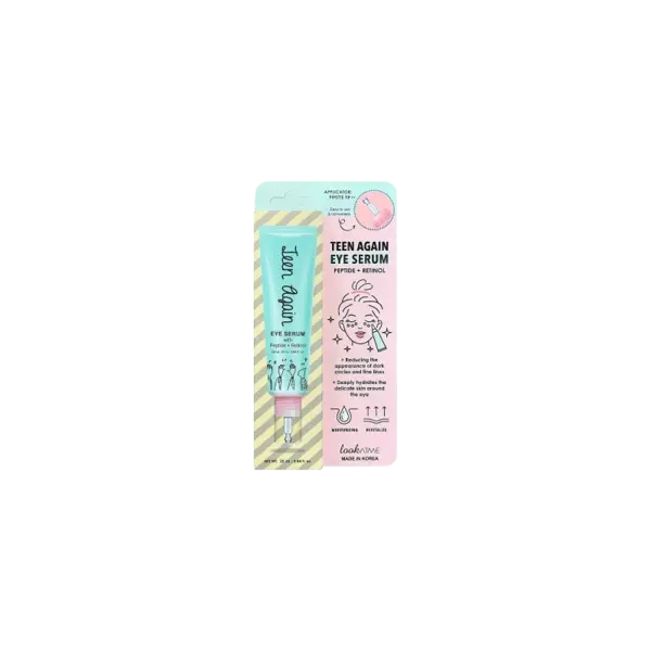 lookATME Teen Again Eye Serum Peptide + Retinol Ser pentru ochi Volum 25 ml