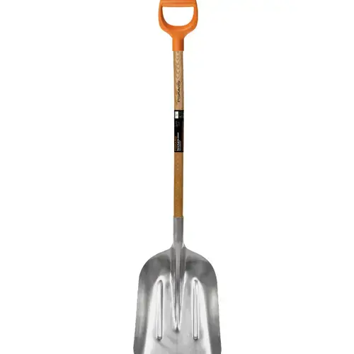 Lopata Fiskars 1001637 pentru cereale si zapada, 1270 mm, 1400 g
