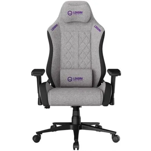 LORGAR Scaun gaming Lorgar CHA41, Gri, cotiere reglabile 3D, suporta 150 kg, LRG-CHA41-GY