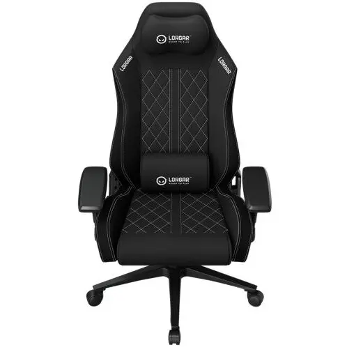 LORGAR Scaun gaming Lorgar CHA41, Negru, Cotiere 3D, Greutate maxima 150 kg, LRG-CHA41-BK-WH