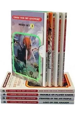 Lost on the Amazon, Prisoner of the Ant People, Trouble on Planet Earth,& War with the Evil Power Master: Books 9-12 - R. A. Montgomery
